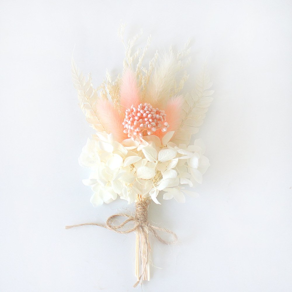 Naturally Mini Dried Floral Bouquet for Table Decoration Letterbox Gift Boutonniere Boho Cake Flowers