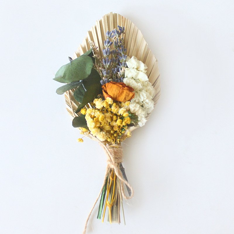 Naturally Mini Dried Floral Bouquet for Table Decoration Letterbox Gift Boutonniere Boho Cake Flowers