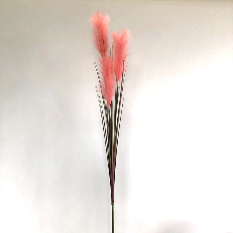 Wholesale 125CM Home Office Decor Artificial Faux Reed Grass High Quality Green Color Artificial Plant Reed