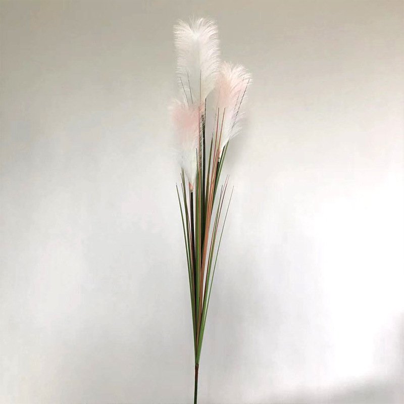 Wholesale 125CM Home Office Decor Artificial Faux Reed Grass High Quality Green Color Artificial Plant Reed