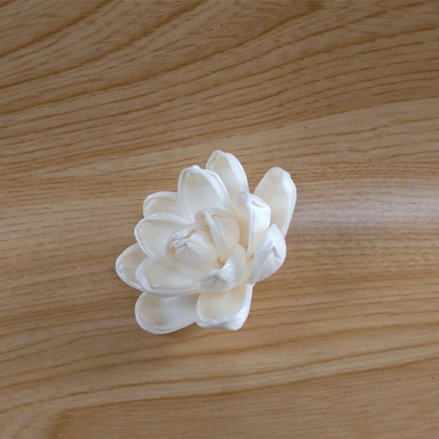 Wholesale Magnolia Lotus Sola Wood Flowers Handicraft Artificial Dried Dried Flowers for Home Decor Reed Diffuser Thailand Gifts