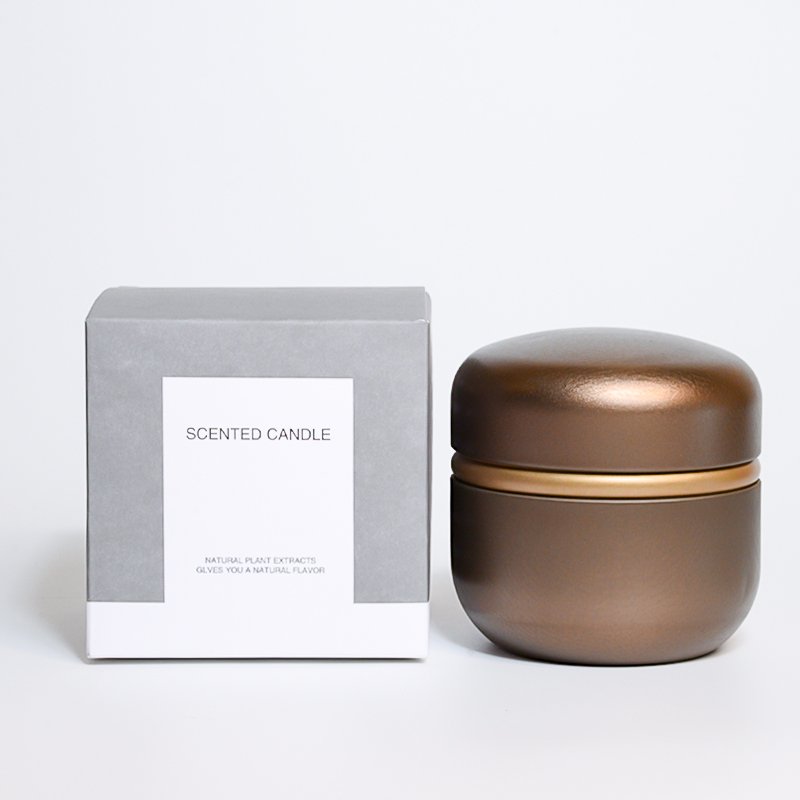 Dried Flower Scented Candle Eternal flower scented candle tin household set lasting fresh fragrance wedding gift