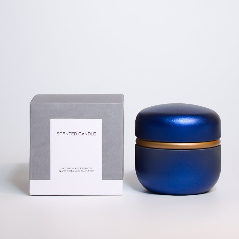 Dried Flower Scented Candle Eternal flower scented candle tin household set lasting fresh fragrance wedding gift