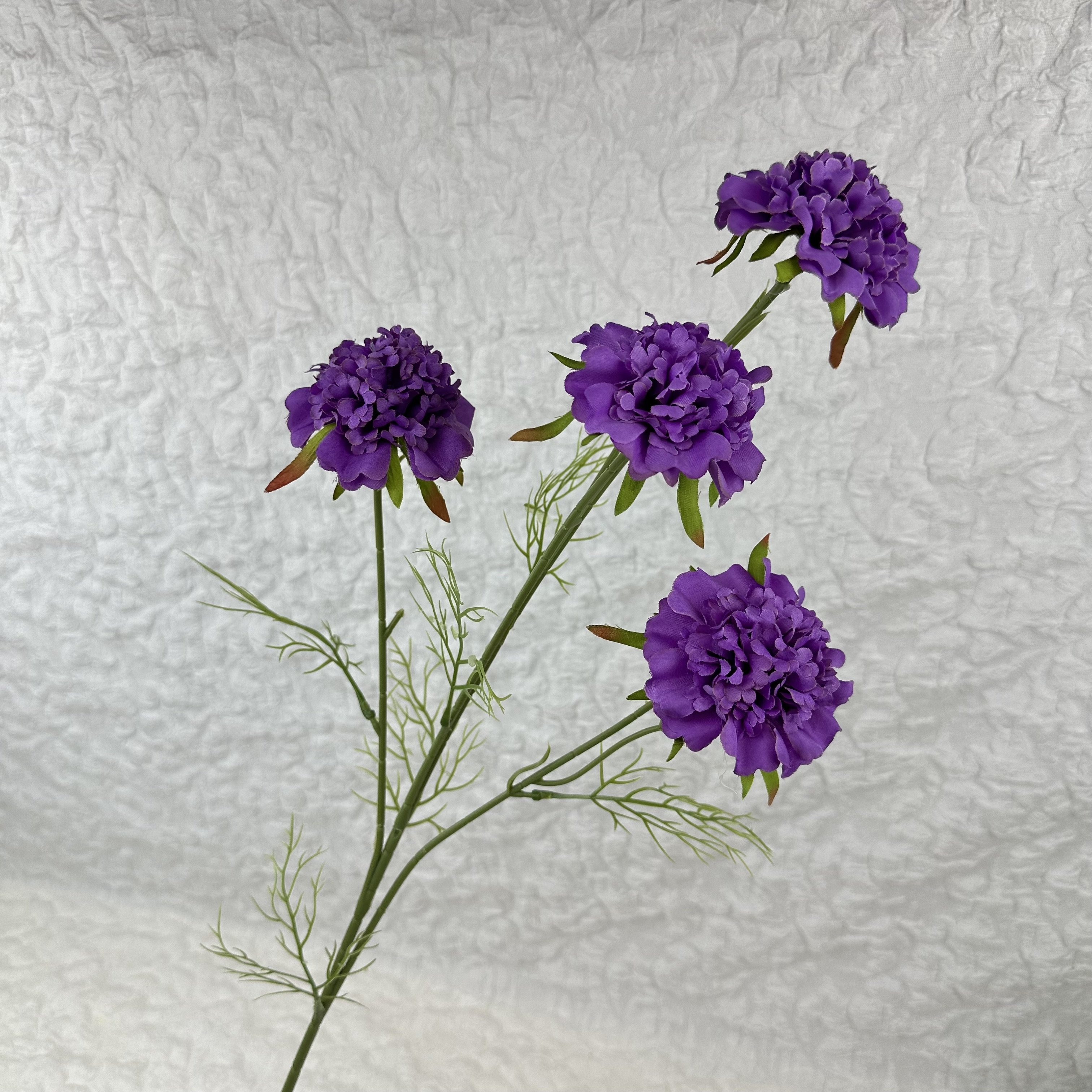 Direct Selling Scabiosa atropurpurea artificial flower 76CM small dried flowers for decoration wedding artificial