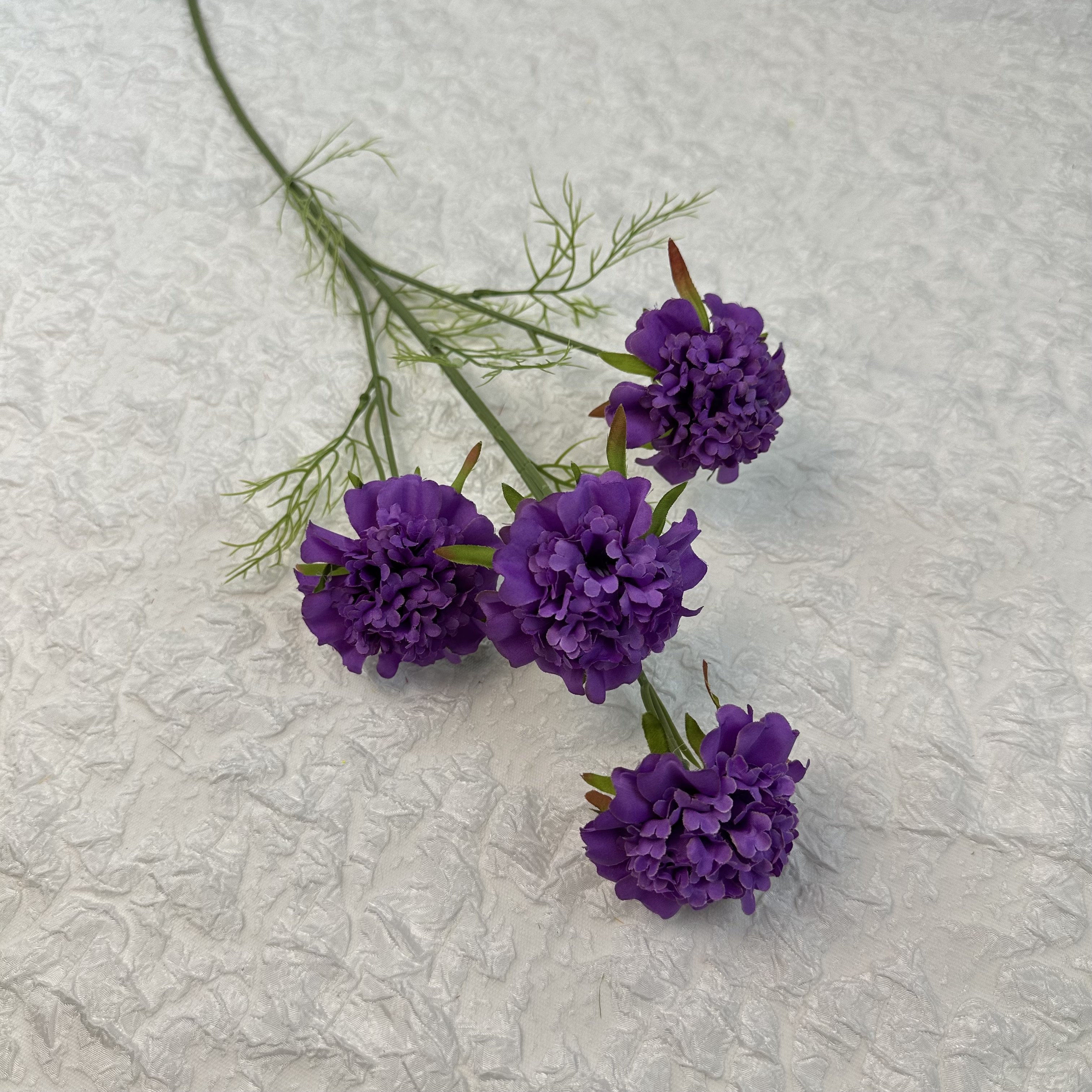 Direct Selling Scabiosa atropurpurea artificial flower 76CM small dried flowers for decoration wedding artificial