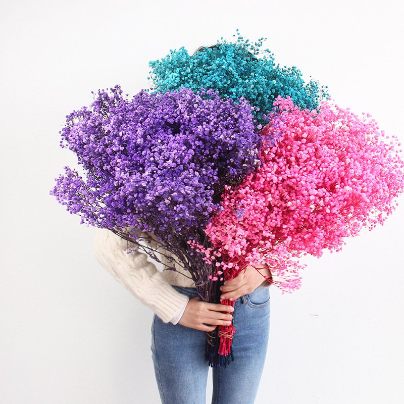 Factory Wholesale dried Natural Dried baby breath flower for wedding home party decor
