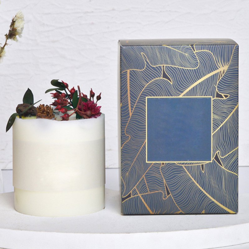 Dried Flower Scented Candle Scented Candles For Wedding Party Home Soothing Scented Candles