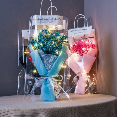 2024 new trend multiple color Gypsophila dried lavender flowers natural dried flowers for mother's day valentines day