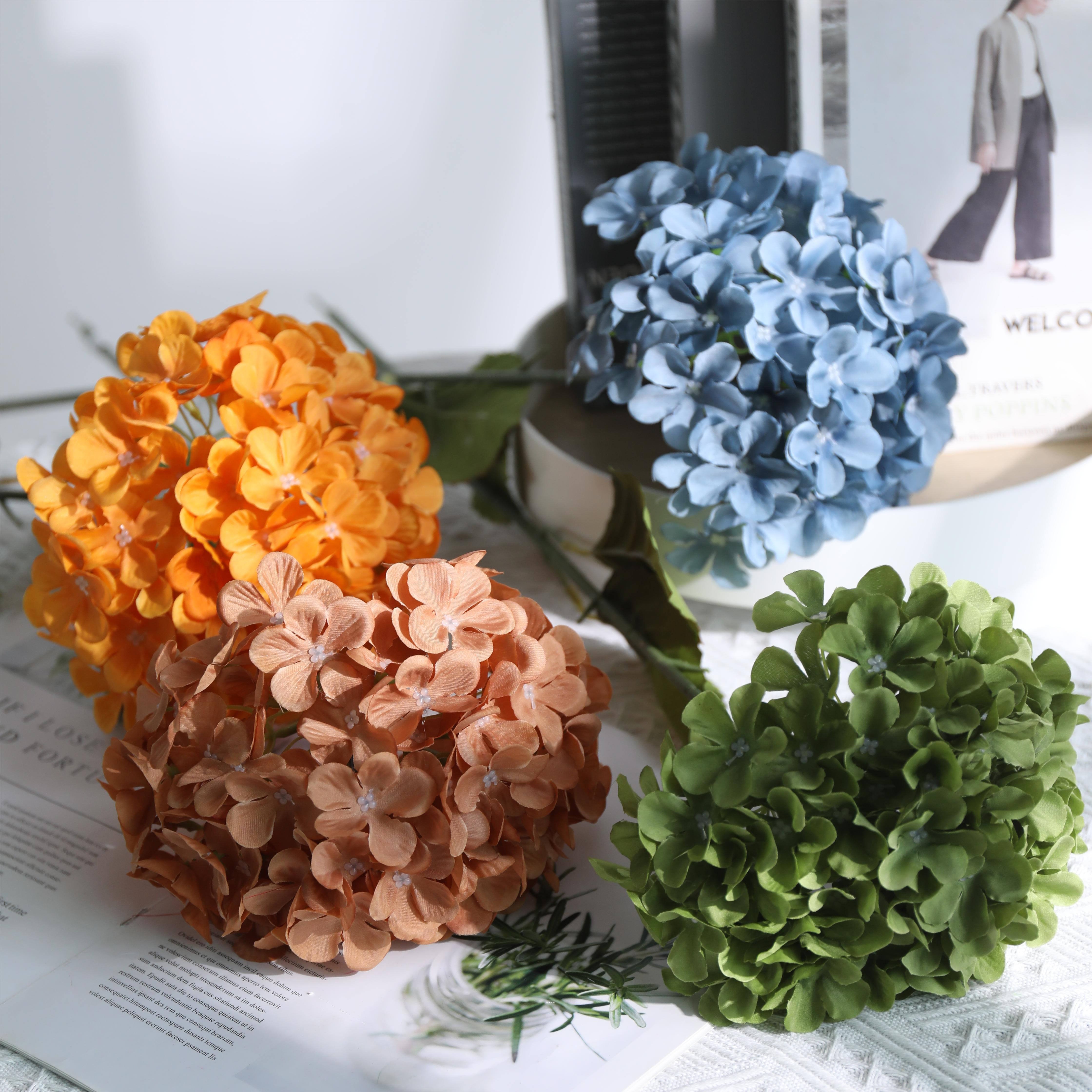 Factory Price Extra Large Hydrangeas Flowers Home Wedding Decor Realistic Artificial Flower Photography Props