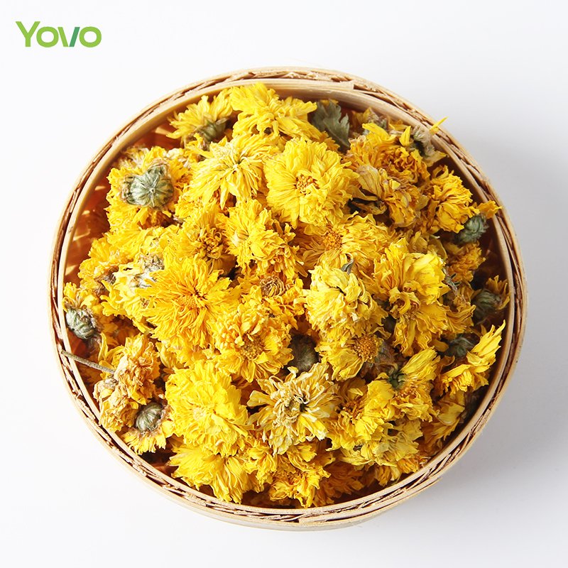Factory Supply Wholesale Dried Yellow Chrysanthemum Flowers Dry Yellow Chrysanthemum for Candle Soap DIY Material Flowers