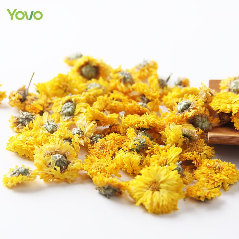 Factory Supply Wholesale Dried Yellow Chrysanthemum Flowers Dry Yellow Chrysanthemum for Candle Soap DIY Material Flowers