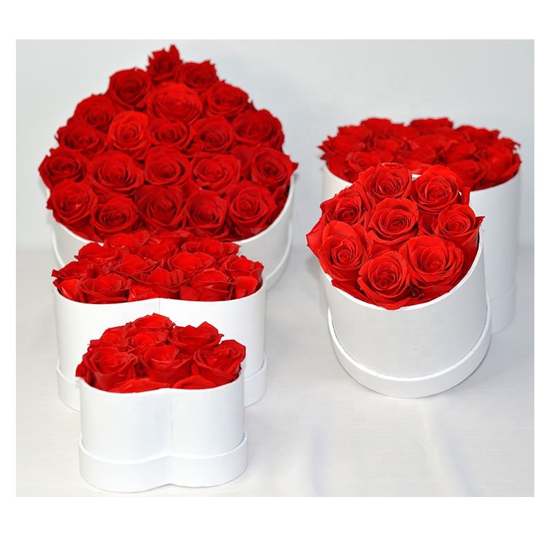 Wholesale Dried Red Real Long Life Preserved Flower Preservation Immortal Everlasting Roses