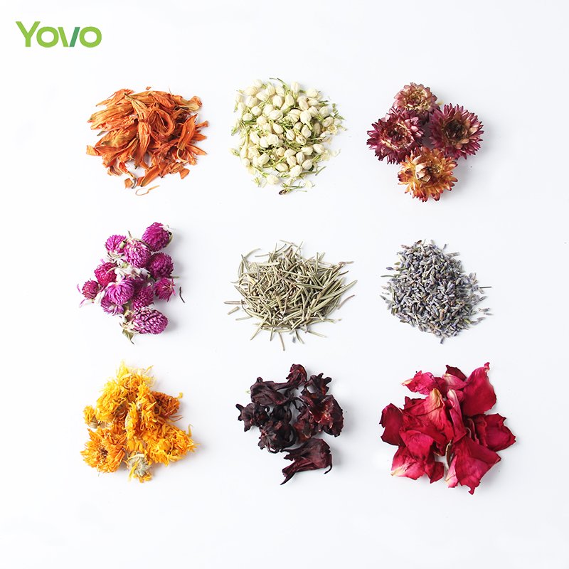 Private Label Customized Natural Dried Flowers Herbs Kit Dry Flowers for Soap Making DIY Candle Making Resin Decoration