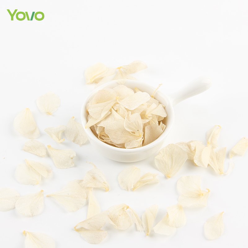 Top Quality Dried Hydrangea Petal Biodegradable Ivory White Petal Beige Hydrangea Petals for Wedding Confetti Soap Candle Making