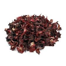 sun dried red hibiscus flower