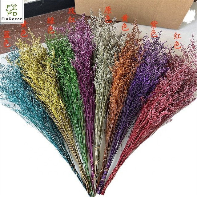 120g/Bundle 2023 Popular Wholesale Yunnan Natural Preserved Flower Misty Limonium Valentine's Grass Dried Flower For Decoration