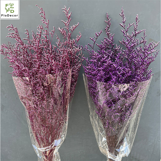 120g/Bundle 2023 Popular Wholesale Yunnan Natural Preserved Flower Misty Limonium Valentine's Grass Dried Flower For Decoration