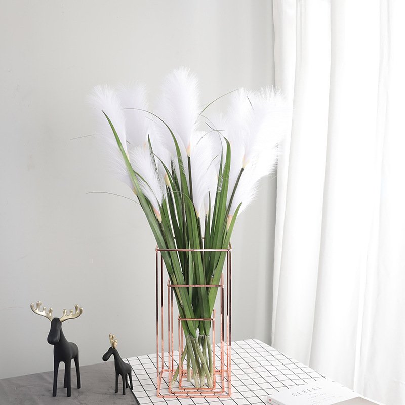 Zhuoou dried pampas grass decor natural dried flowers and plants faux pampas artificial for home decor