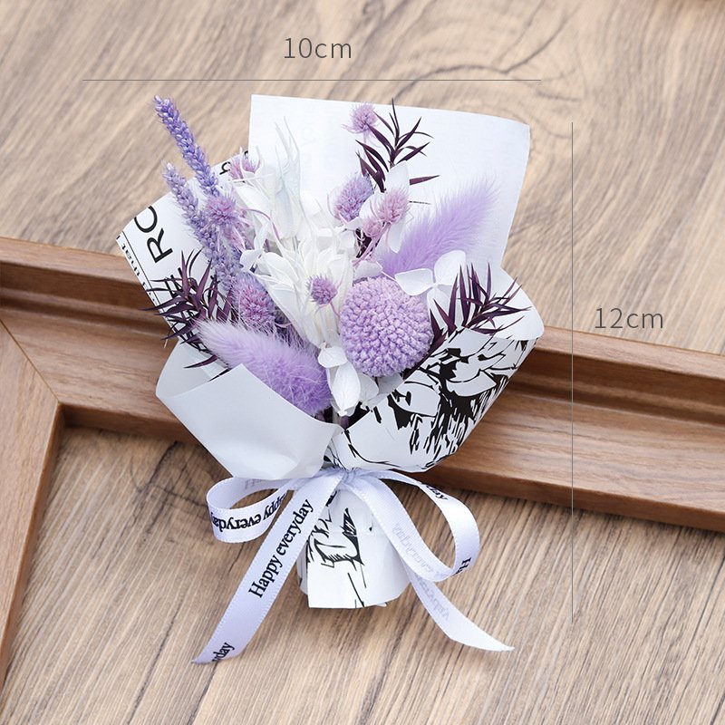 Wedding Supplies Gift Decor Flowers Preserved Decorative Flowers Natural Dried Flowers Bouquet For Cars