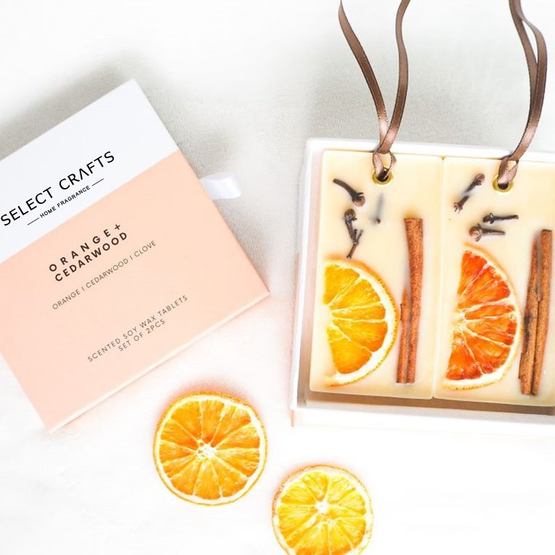 Luxury Hand Poured Home Fragrance Botanical Natural Dried Flowers Wax Sachets