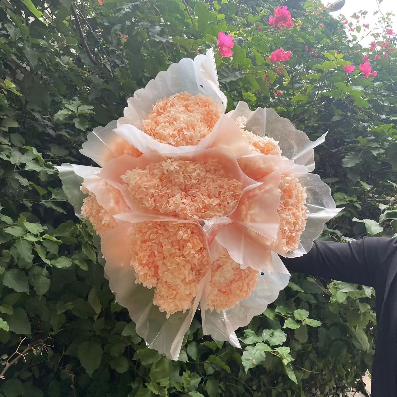 New product ideas 2023 INS style real touch preserved hydrangea flower dried hydrangea for wedding home decoration