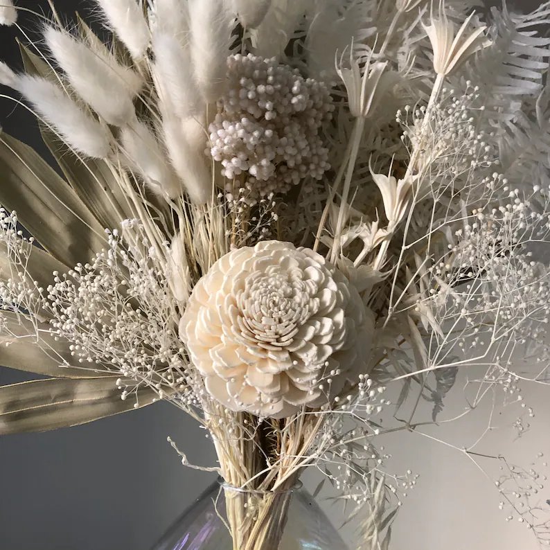Hot Natural Boho Home Decor Wedding Centerpieces Guest Gifts Dry Plants Arrangements Bouquet Pampas Grass Dried Flowers