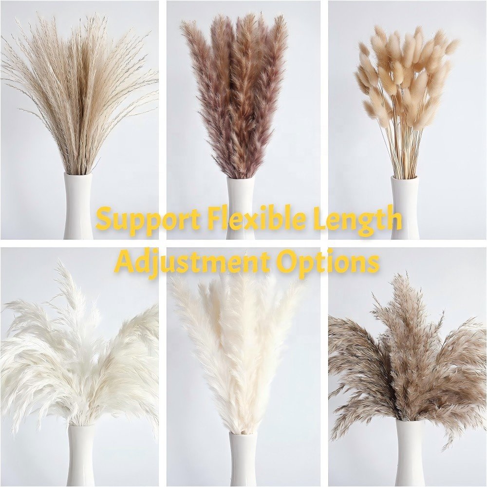 Unique dried rustic flower mixed bouquet vibrant natural table home decor