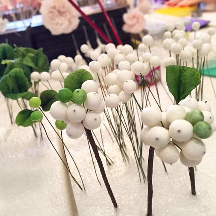 All Sizes Green Paper Floral Wire Stems flower Making Wire Artificial flower Stem For flower Bouquets