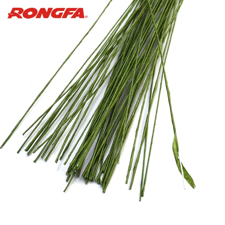 All Sizes Green Paper Floral Wire Stems flower Making Wire Artificial flower Stem For flower Bouquets