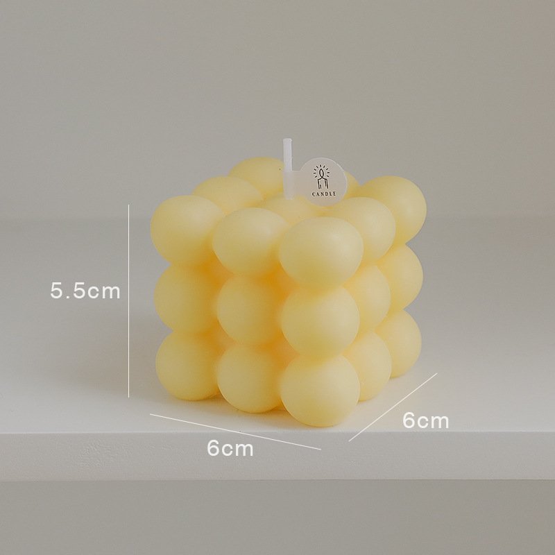 2024 New Production Hot Selling Wholesale Scented Heart-shaped Square Shape Scent Soy Wax Candles