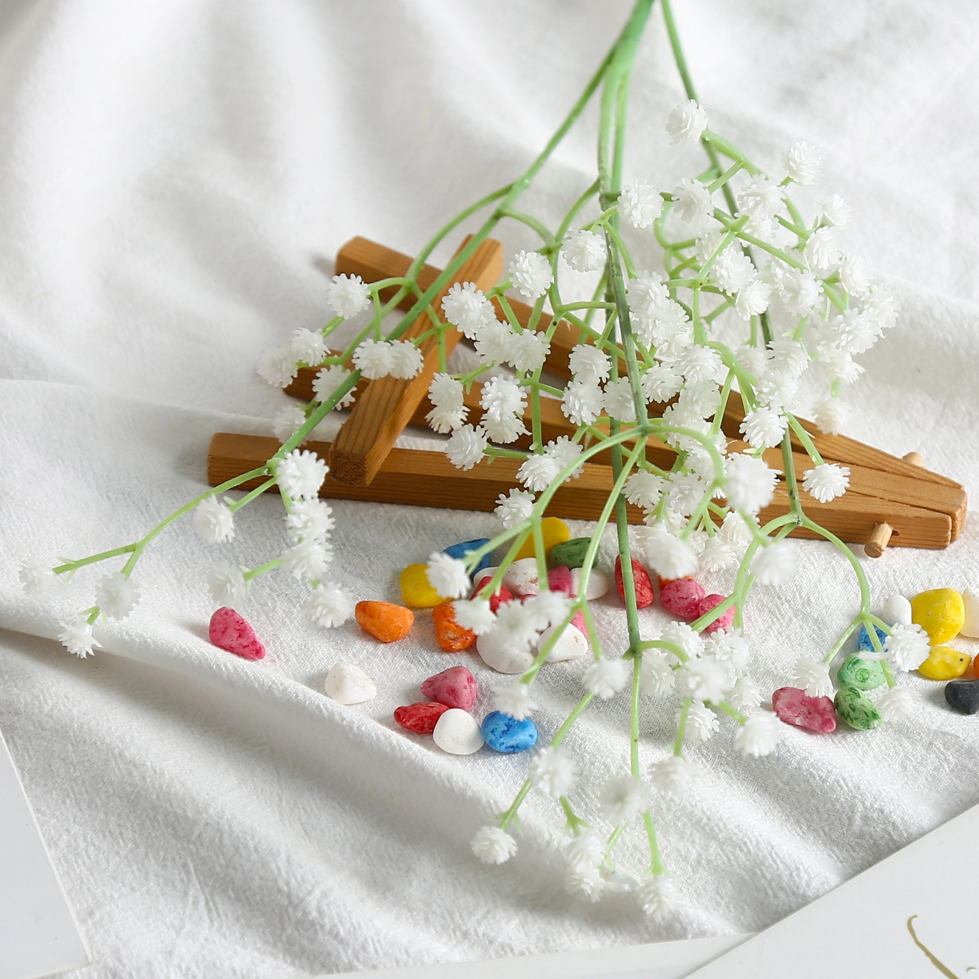 wholesalers Artificial Plastic Baby's Breath Flowers Wedding Home Party Decoration gypsophila flower dried