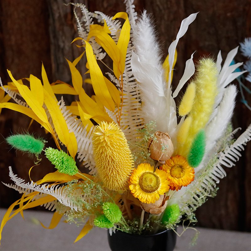 CH-058 In Stock On sale Nature Real Flower Mixed Preserved flower and Dried Flower Bouquet for Home Decor or Vase Ornament Arran