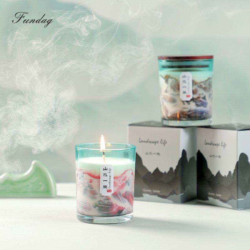 Custom Private Label Hot Selling Private Label Aromatherapy Candle Luxury Gel Dried Flowers Candle for Home Decor Soy Wax Candle