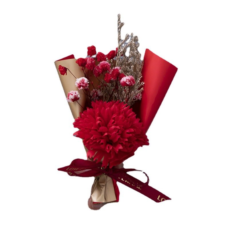 The Factory Produces Small Blue Valentine Day Star Dried Flower Bundle Mini Preserved Rose