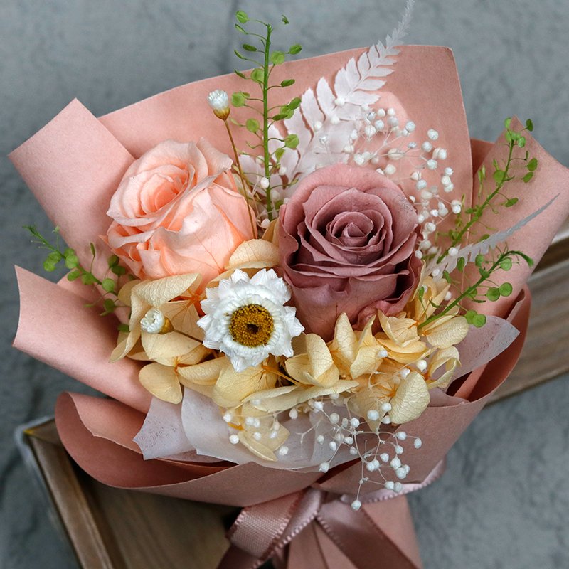 YSH-023Preserved flower rose gift box dried flower bouquet real flower girl Valentine's Day gift creative