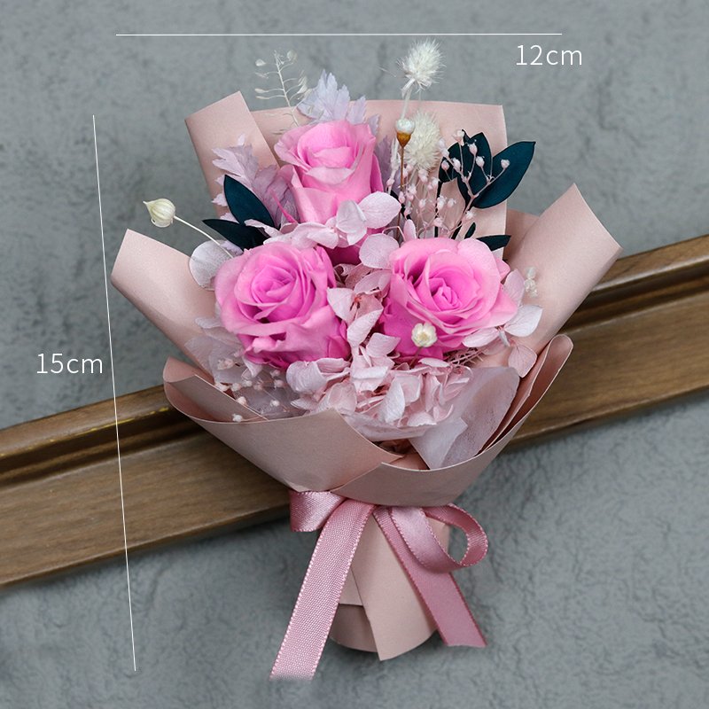 YSH-023Preserved flower rose gift box dried flower bouquet real flower girl Valentine's Day gift creative