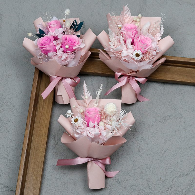 YSH-023Preserved flower rose gift box dried flower bouquet real flower girl Valentine's Day gift creative