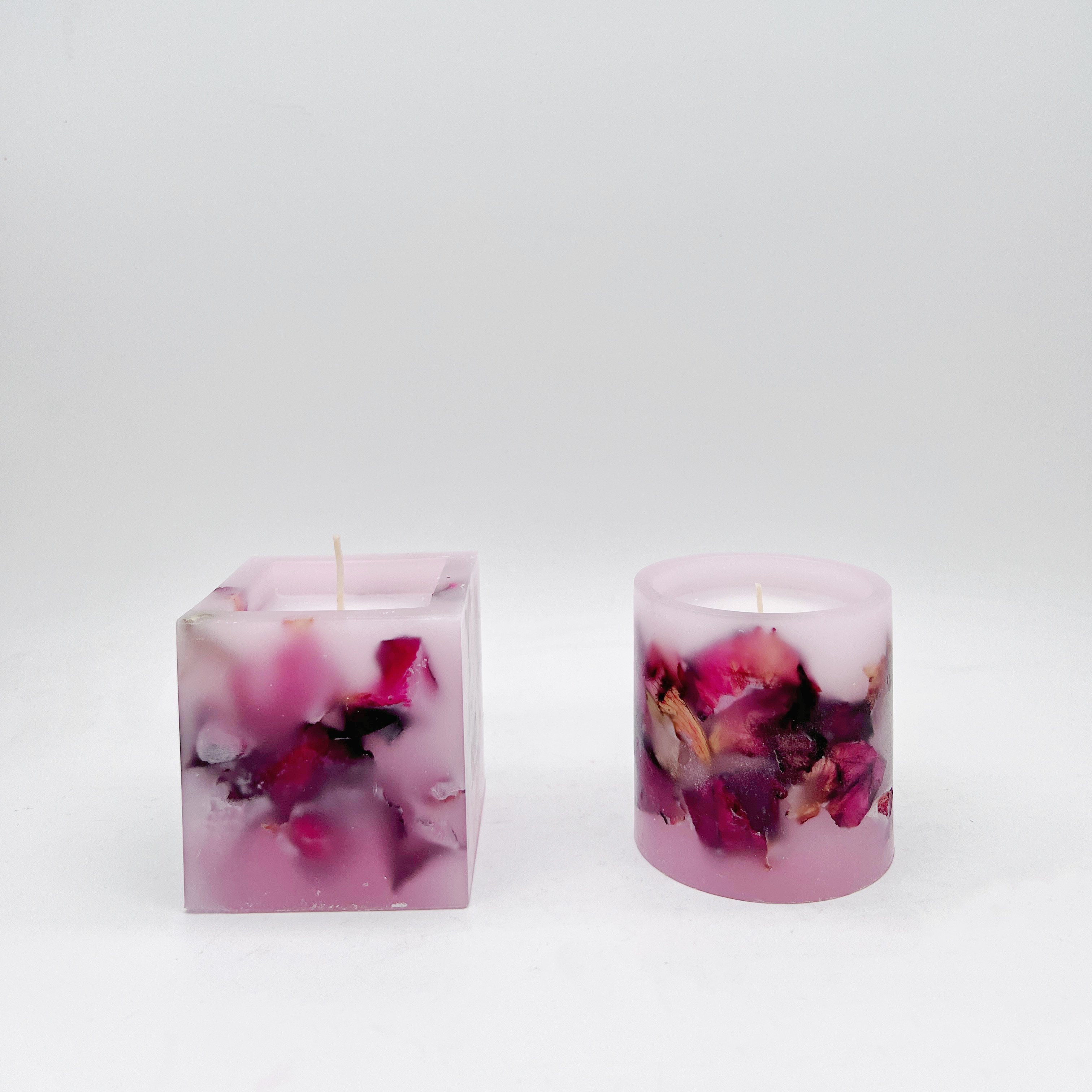Manufacturers wholesale smokeless dried flower craft candles birthday romantic candle gifts Creative aromatherapy handmade style