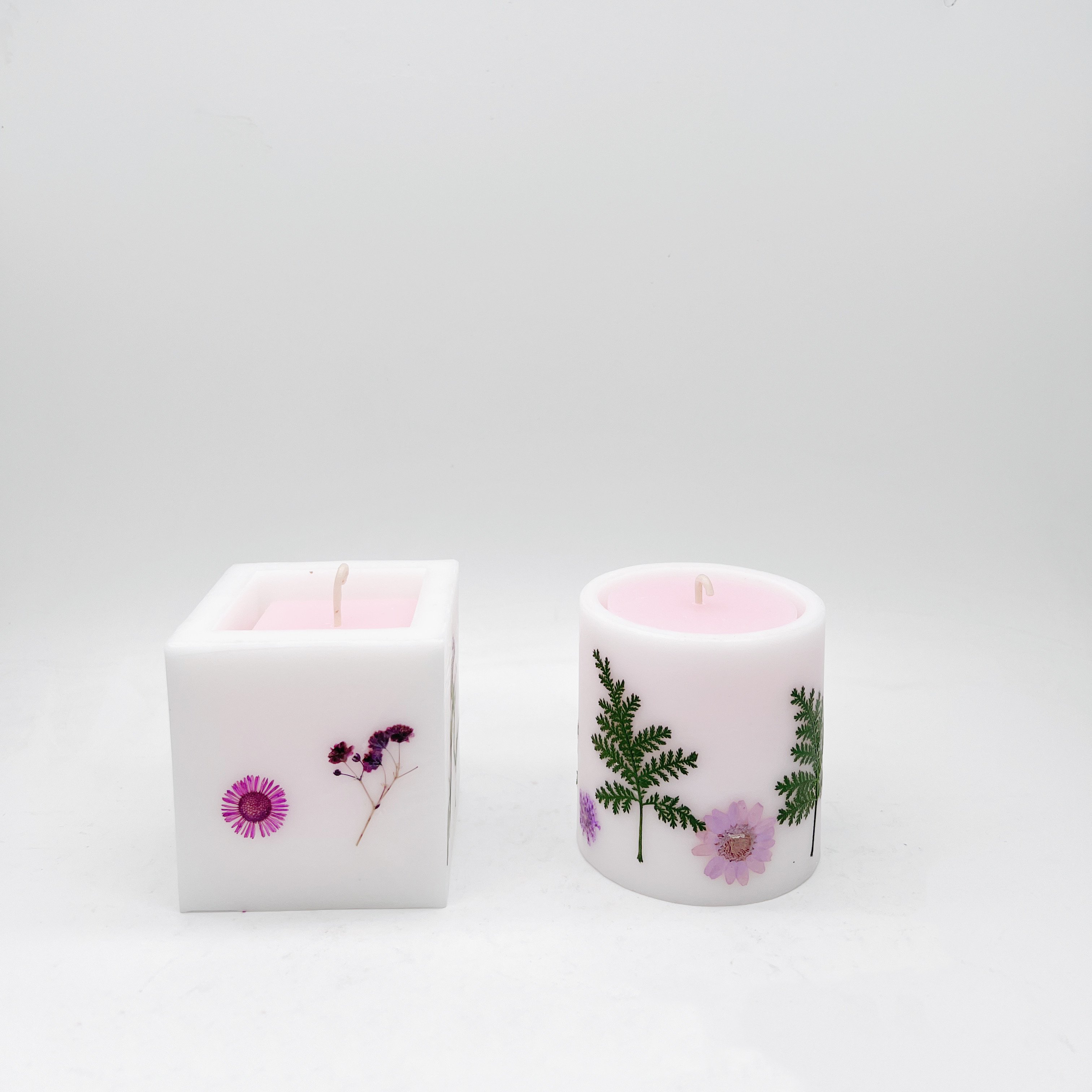 Manufacturers wholesale smokeless dried flower craft candles birthday romantic candle gifts Creative aromatherapy handmade style