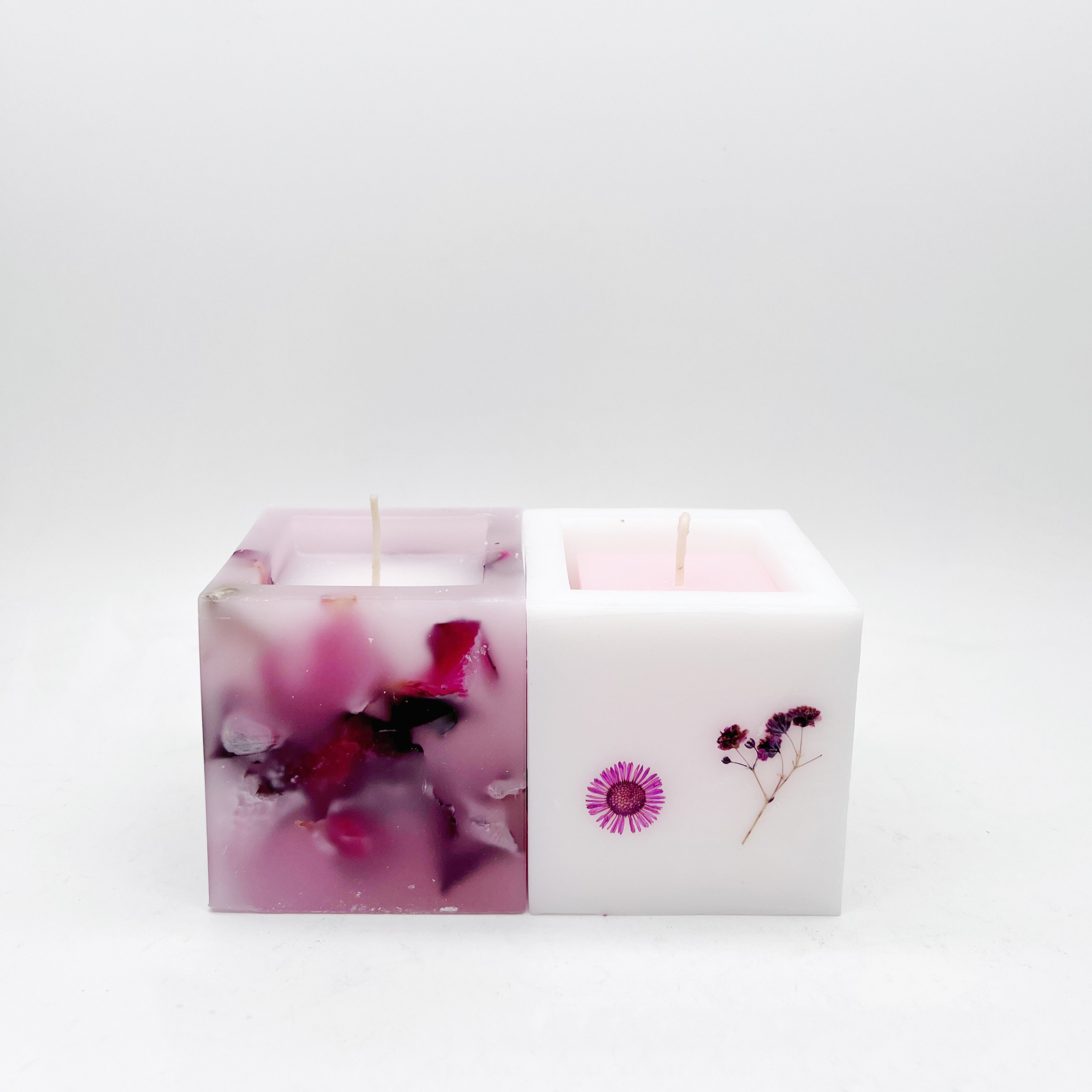 Manufacturers wholesale smokeless dried flower craft candles birthday romantic candle gifts Creative aromatherapy handmade style