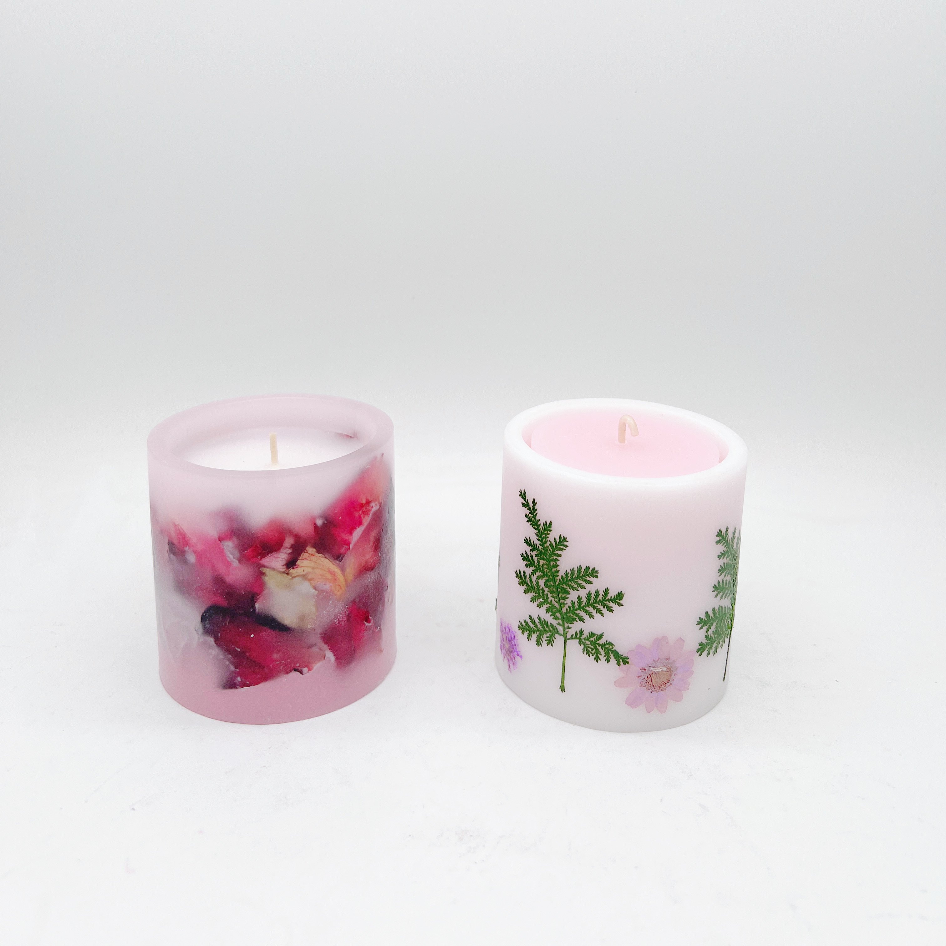 Manufacturers wholesale smokeless dried flower craft candles birthday romantic candle gifts Creative aromatherapy handmade style