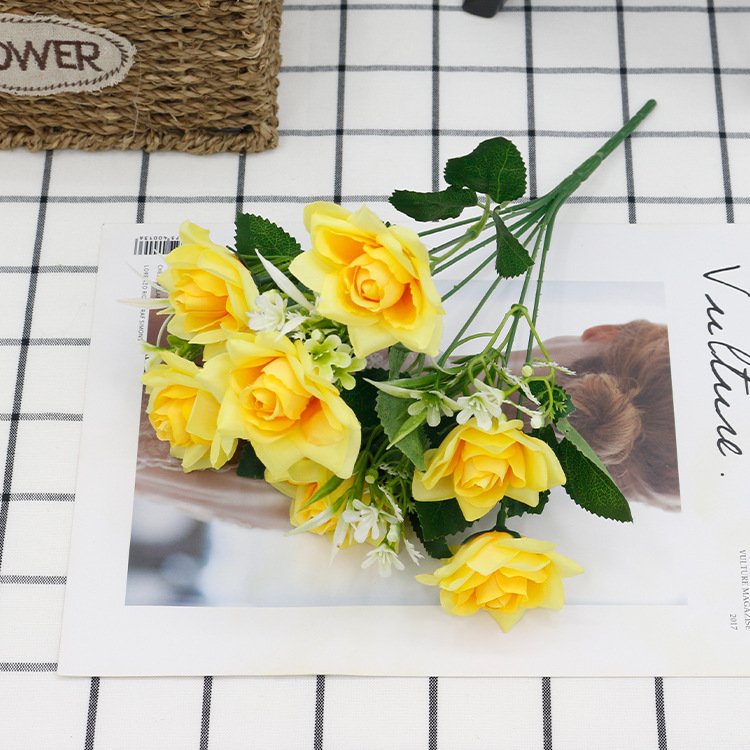 Decorative flowers dried flowers & plants rose wall artificial rose flowers factory price