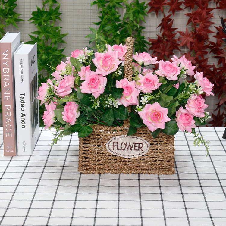 Decorative flowers dried flowers & plants rose wall artificial rose flowers factory price