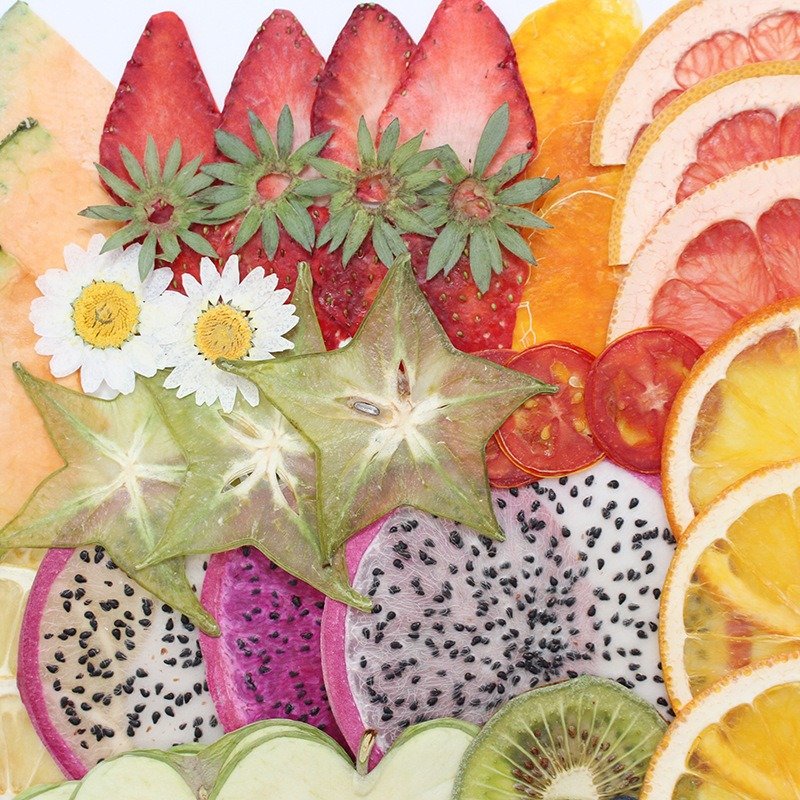 Real Fruit Specimen, Kumquat, Tomato, Cucumber, Blueberry Slices, Drip Glue Phone Case Accessories, Diy Handmade Material Bag