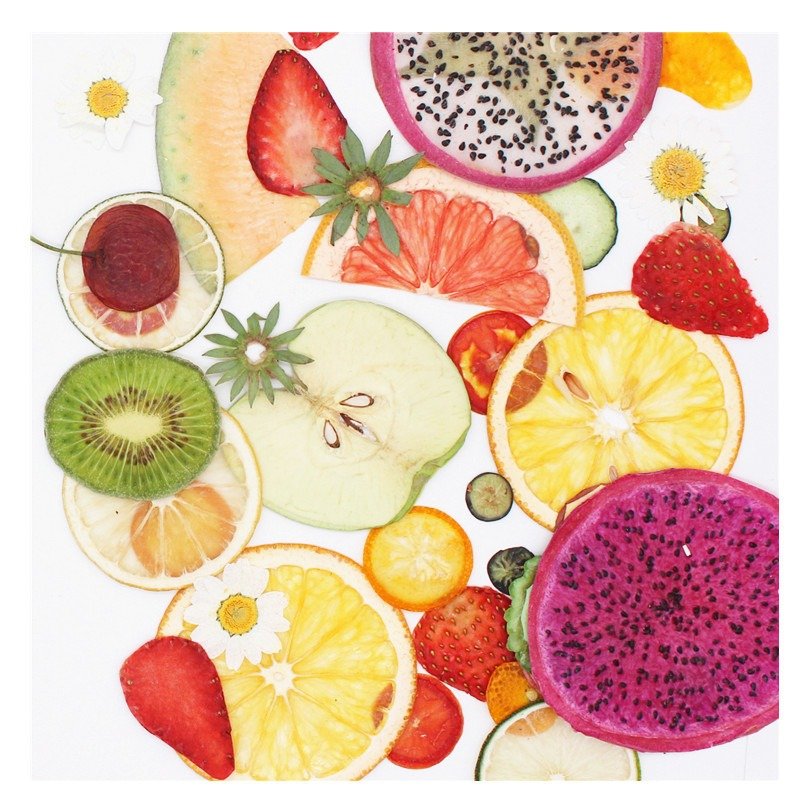 Real Fruit Specimen, Kumquat, Tomato, Cucumber, Blueberry Slices, Drip Glue Phone Case Accessories, Diy Handmade Material Bag