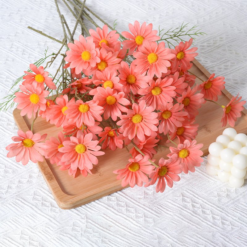 Small daisy fresh garden simulation flowers 5 wedding photography set small wild chrysanthemum home living room decoration