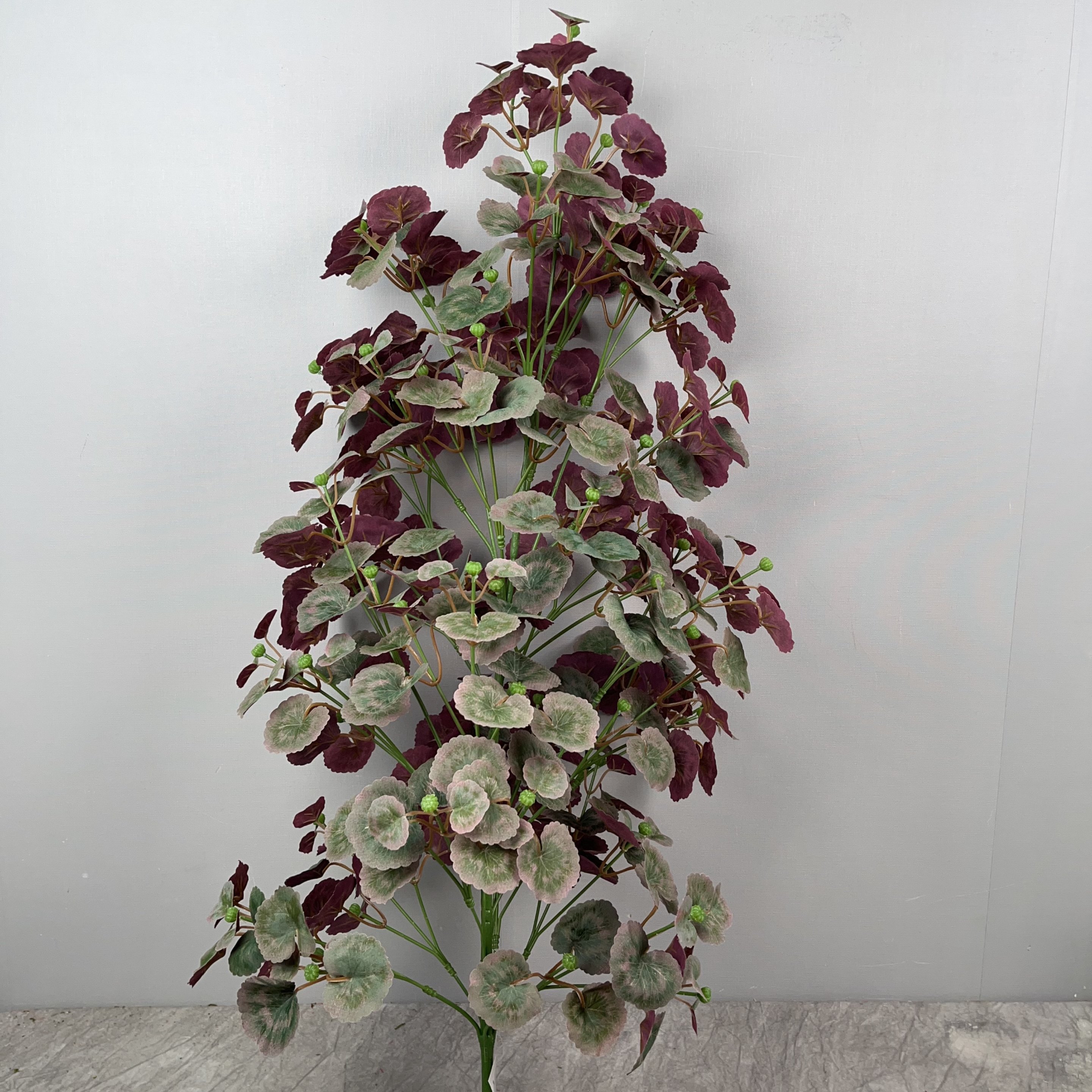 geranium tree decorative plants artificial plant wall panel Flower arrangement home decoration ornaments green plant bouquet