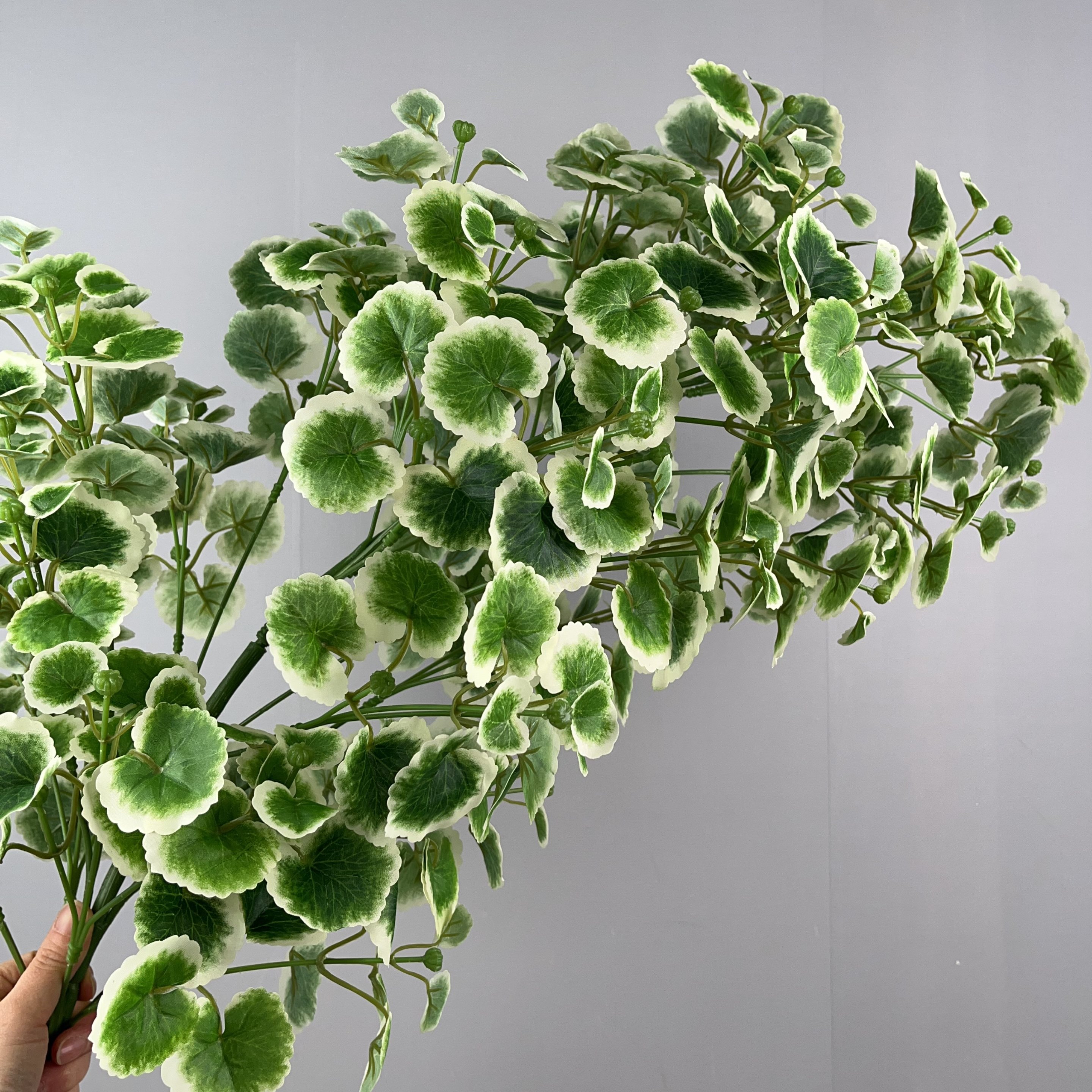 geranium tree decorative plants artificial plant wall panel Flower arrangement home decoration ornaments green plant bouquet