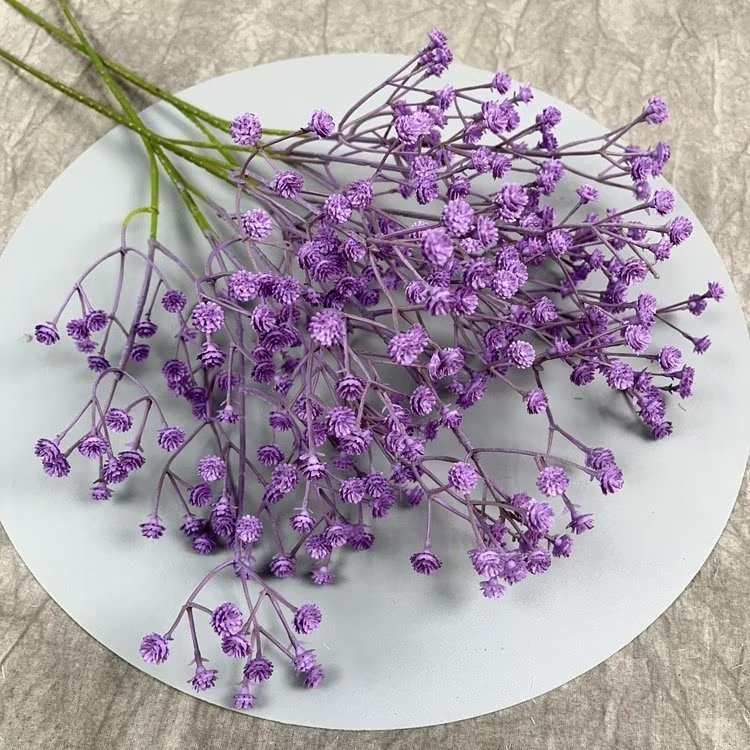 2024 NEW silk baby breath flowers real touch dried elyum artificial babies breathe flowers