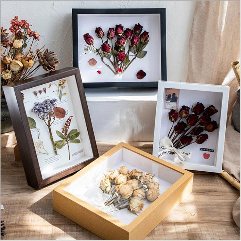 3CM,5CM Photo Frame 6,7,8,10, A4 Creative Handmade Diy Dried Flower picture box frame photo 3d shadow specimens picture frame